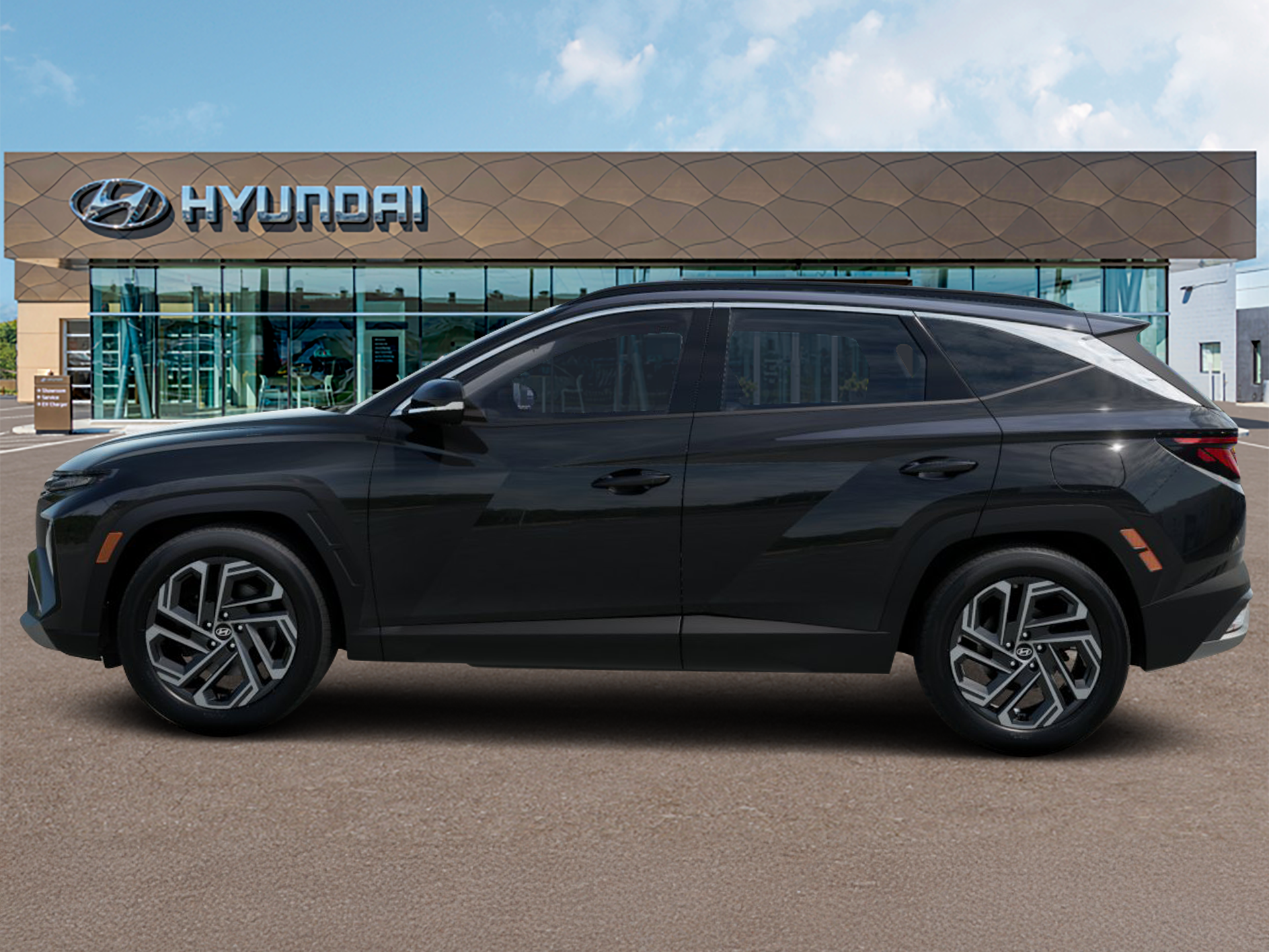 2026 Hyundai TUCSON — rear three-quarter view