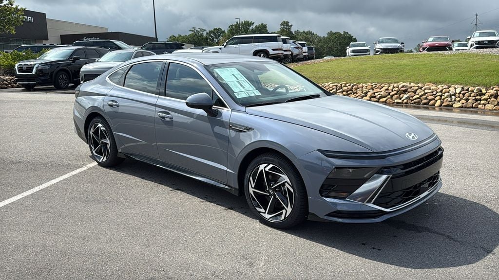 2026 Hyundai SONATA SEL Sport in Transmission Blue — front three-quarter view