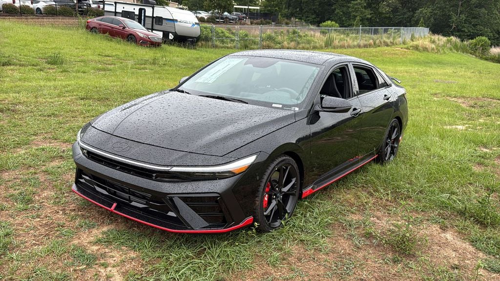 2026 Hyundai ELANTRA N — rear three-quarter view