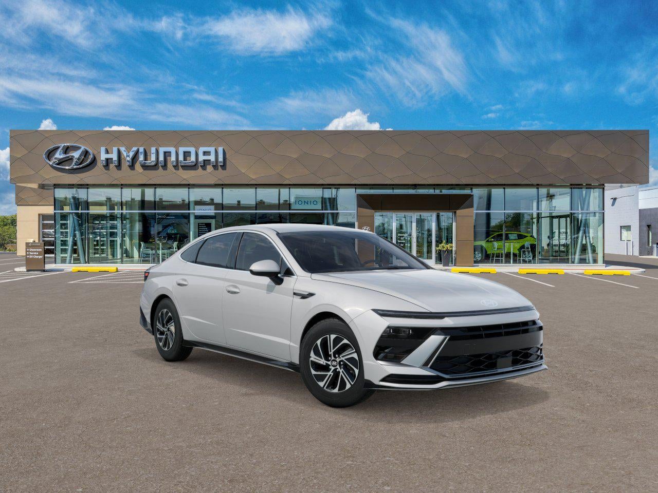2026 Hyundai SONATA HYBRID — side profile view